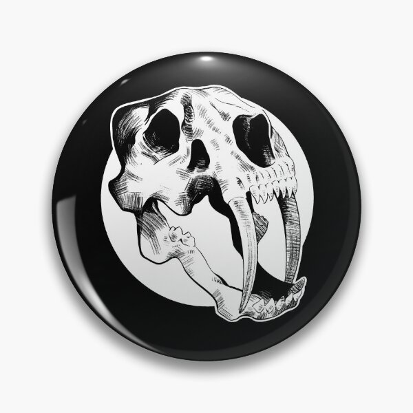 Item preview, saber tooth tiger skull designed and sold by CooksGraphics1.