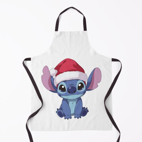 Artikelvorschau, Kawaii Stitch sitzt Weihnachten – Niedlicher Weihnachtsmannmützen-Stitch entworfen und verkauft von Dream Magic Co.