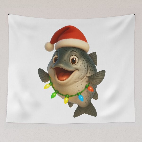 Item preview, Christmas Atlantic Salmon designed and sold by Sillytoe.