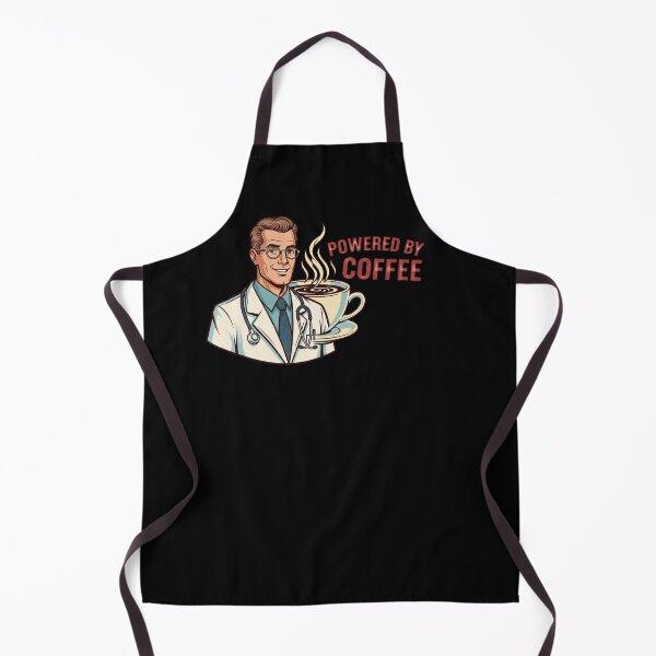 Item preview, Retro Doctor Powered By Coffee Design Vintage Medical Humor Gift designed and sold by Design_Your_Day.