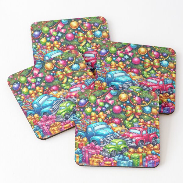 Item preview, Colorful Trucks under the Tree designed and sold by Byou22.