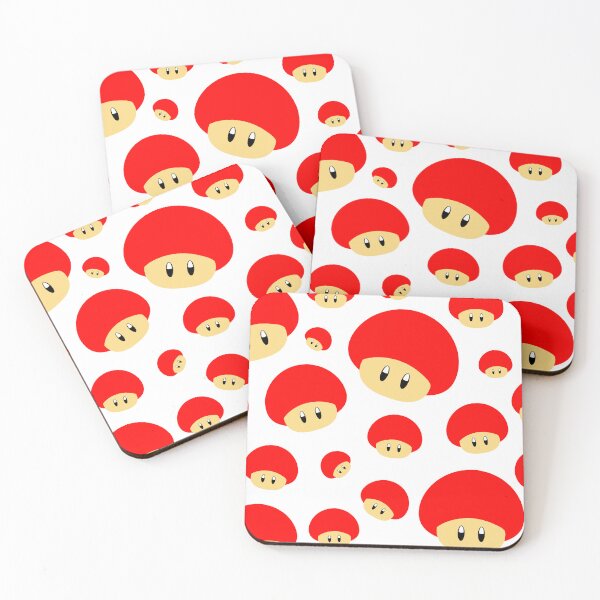 Item preview, Red Mushroom Print Mushrooms Design designed and sold by bestggraphico.