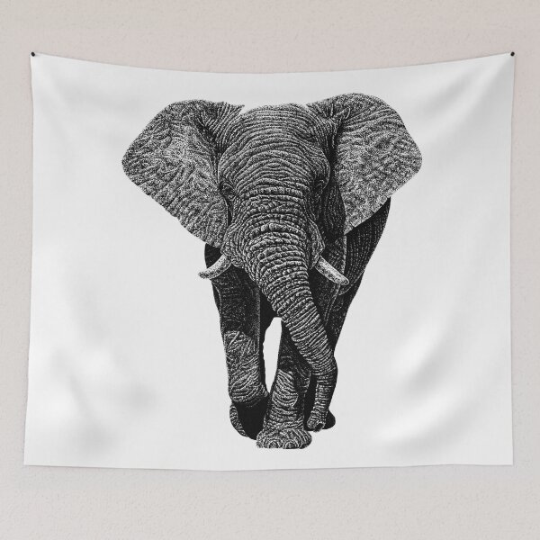 Item preview, African elephant designed and sold by LorenDowding.
