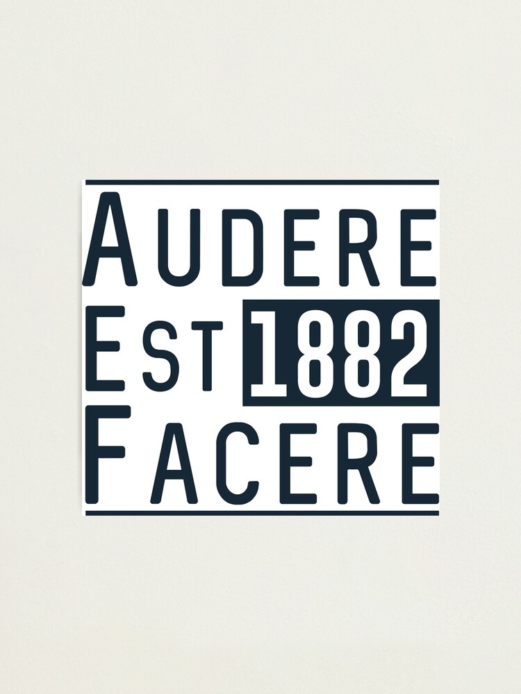 Alternate view of Audere Est Facere Photographic Print