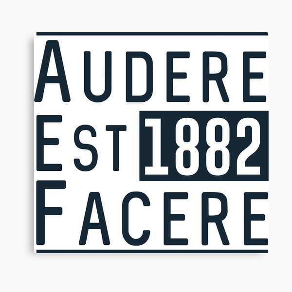 Audere Est Facere Canvas Print