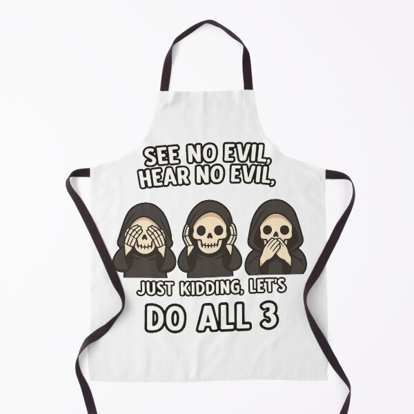 Item preview, SEE NO EVIL HEAR NO EVIL ,GRIM REAPERS designed and sold by JamesDunican.