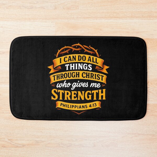Item preview, Philippians 4:13 I can do all things through Christ who gives me strength designed and sold by plushism.