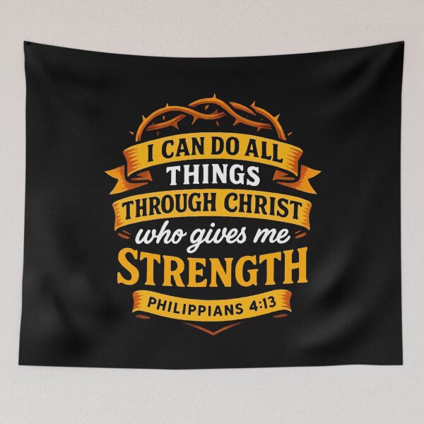 Item preview, Philippians 4:13 I can do all things through Christ who gives me strength designed and sold by plushism.