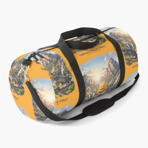 Item preview, Bukhansan Hanok Village – Glorious 3D Scenic View , designed and sold by PaintMeWorld.