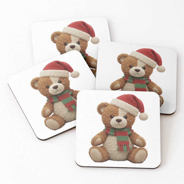Item preview, Cozy Christmas Teddy Bear| Adorable Festive Winter Bear designed and sold by Thaliandra.