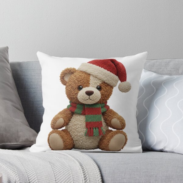 Item preview, Cozy Christmas Teddy Bear| Adorable Festive Winter Bear designed and sold by Thaliandra.