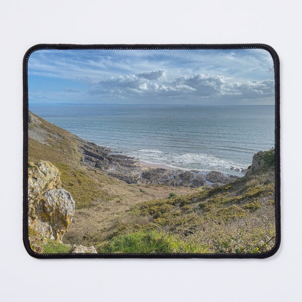 Item preview, Scenic Coastal Valley Descending to a Rocky Beach designed and sold by Greysline.