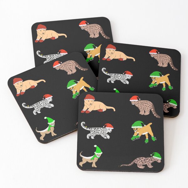 Item preview, Christmas Baby Wild Cats designed and sold by Leapingdoe.