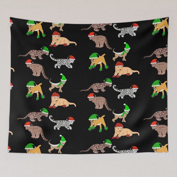 Item preview, Christmas Baby Wild Cats designed and sold by Leapingdoe.