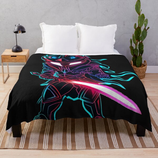 Item preview, Neonblade Chibi Warrior — Cosmic Cyber Knight designed and sold by ArgentoArt.