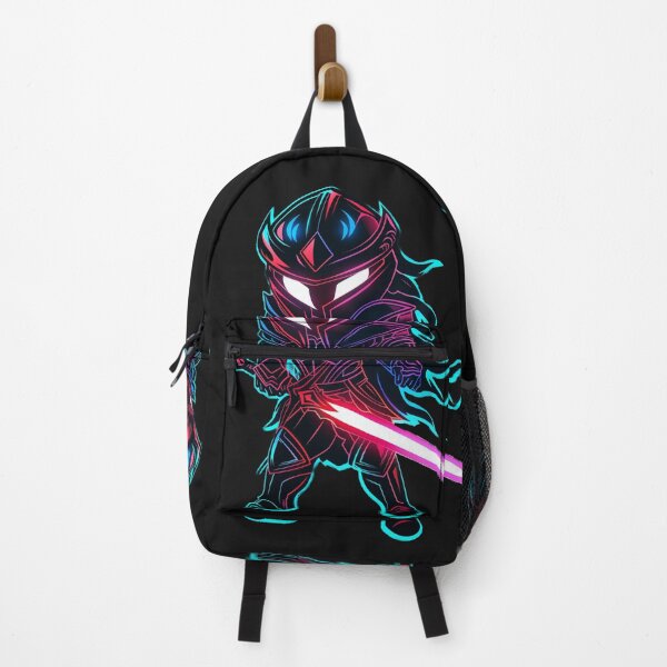 Item preview, Neonblade Chibi Warrior — Cosmic Cyber Knight designed and sold by ArgentoArt.