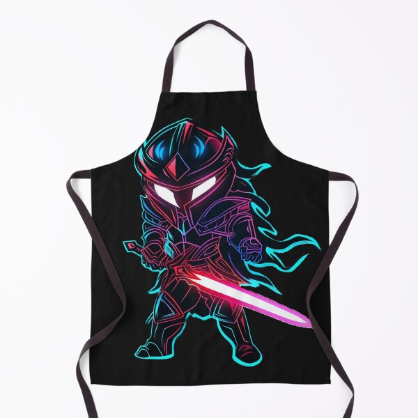 Item preview, Neonblade Chibi Warrior — Cosmic Cyber Knight designed and sold by ArgentoArt.