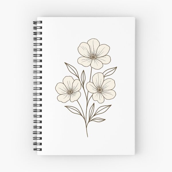 Item preview, Blooming Serenity – Minimal Floral Line Art designed and sold by RamiStore123.