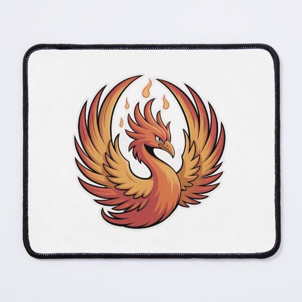 Item preview, Phoenix Emblem of Strength Sticker designed and sold by Mr-wow.