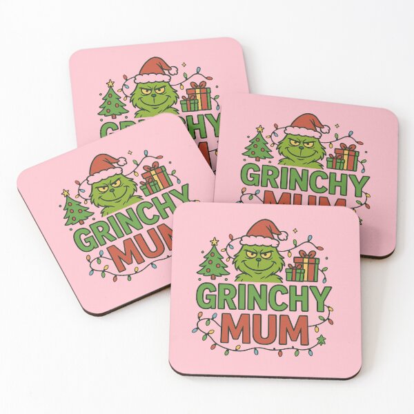 Item preview, Grinchy Mum – Funny Christmas Grinch-Inspired Design designed and sold by StudioWhitworth.