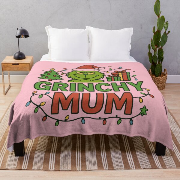 Item preview, Grinchy Mum – Funny Christmas Grinch-Inspired Design designed and sold by StudioWhitworth.