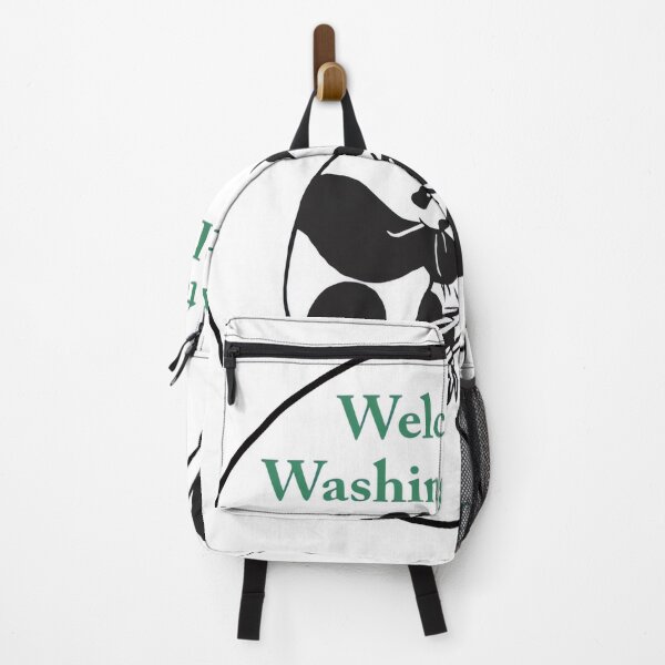 Item preview, Pegatina de panda de bienvenida a Washington, DC designed and sold by ArtSpireWorks.