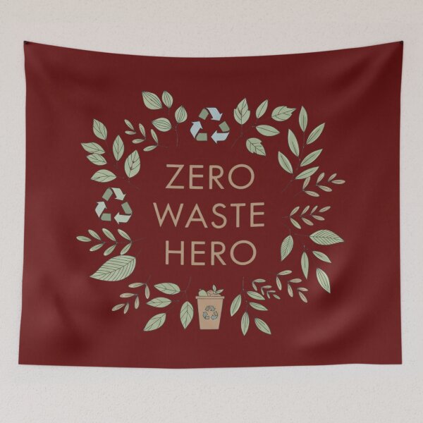 Item preview, Zero Waste Hero Minimalist Recycling Eco Design Save the Planet Earth Gift designed and sold by Design_Your_Day.