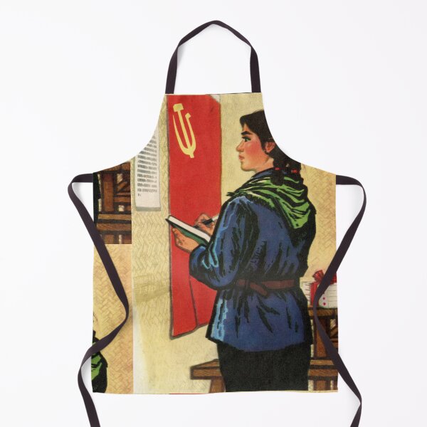 Item preview, Vintage Chinese Propaganda Poster – 1960s “Always Keep Learning” Illustration designed and sold by FriendsClub.