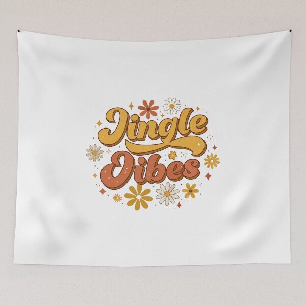 Item preview, Retro Jingle Vibes Christmas Typography – Groovy Holiday Design designed and sold by AMX-Designer.