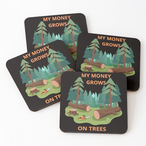 Item preview, My money grows on trees  funny forest t-shirt designed and sold by Viktorio Art Shop.