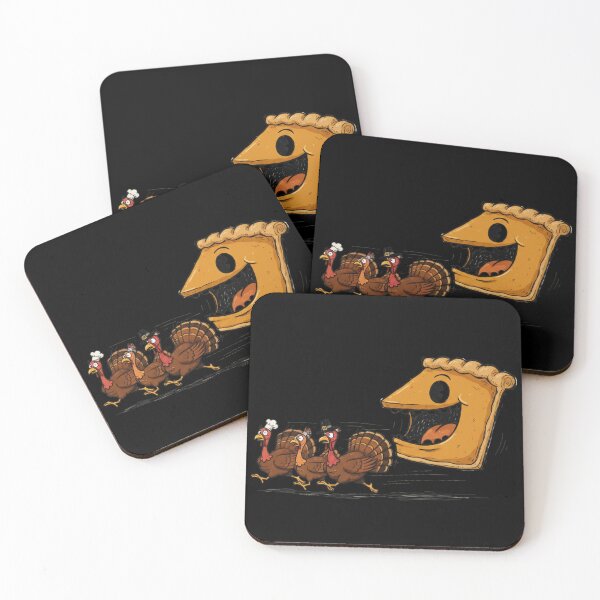Item preview, Cute Turkey Running Pie Slice Thanksgiving Comedy designed and sold by faridman.