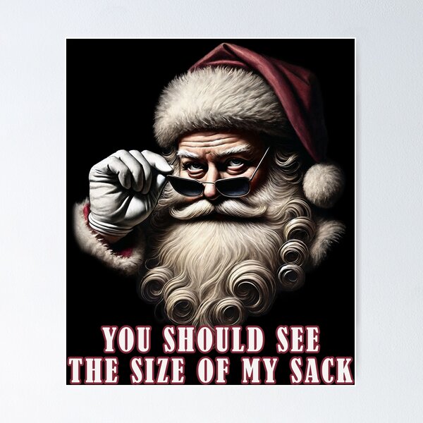 Item preview, Santa Sack Joke Naughty Christmas Design designed and sold by Victor Shadehorn.