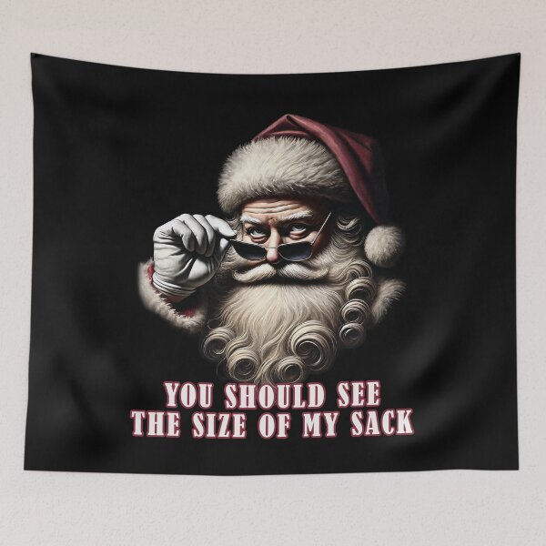 Item preview, Santa Sack Joke Naughty Christmas Design designed and sold by Victor Shadehorn.