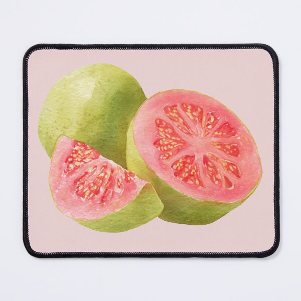 Item preview, Watercolor Whole and Sliced Guava designed and sold by Violet Peonies.