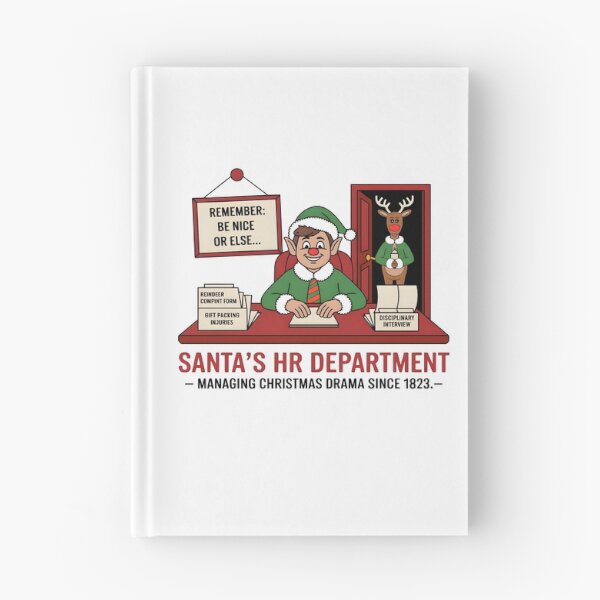 Item preview, “Santa’s HR Department” designed and sold by AjerDzordan.
