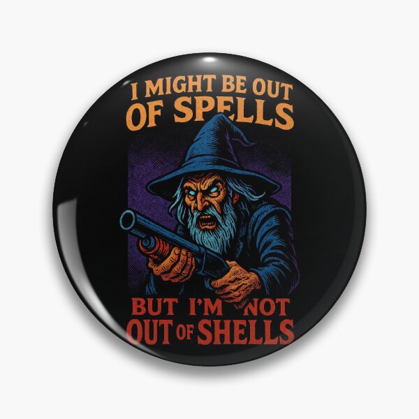 Item preview, Out of Spells Not Out of Shells Wizard Design designed and sold by Victor Shadehorn.
