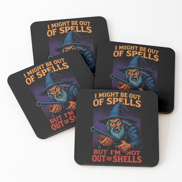 Item preview, Out of Spells Not Out of Shells Wizard Design designed and sold by Victor Shadehorn.