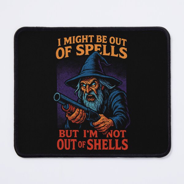 Item preview, Out of Spells Not Out of Shells Wizard Design designed and sold by Victor Shadehorn.