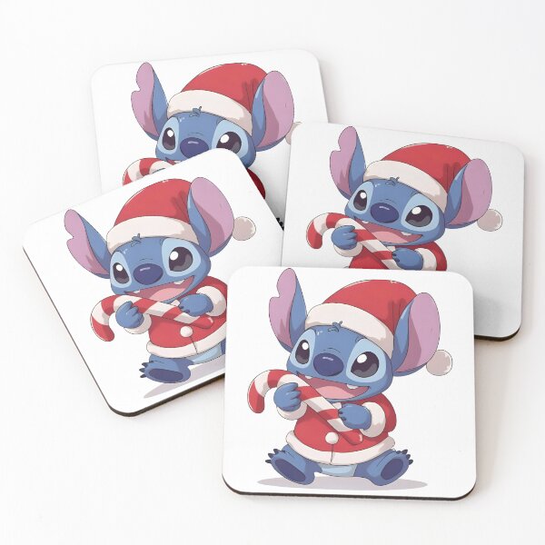 Item preview, Stitch with Candy Cane – Sweet Christmas Kawaii Stitch designed and sold by Dream Magic Co.