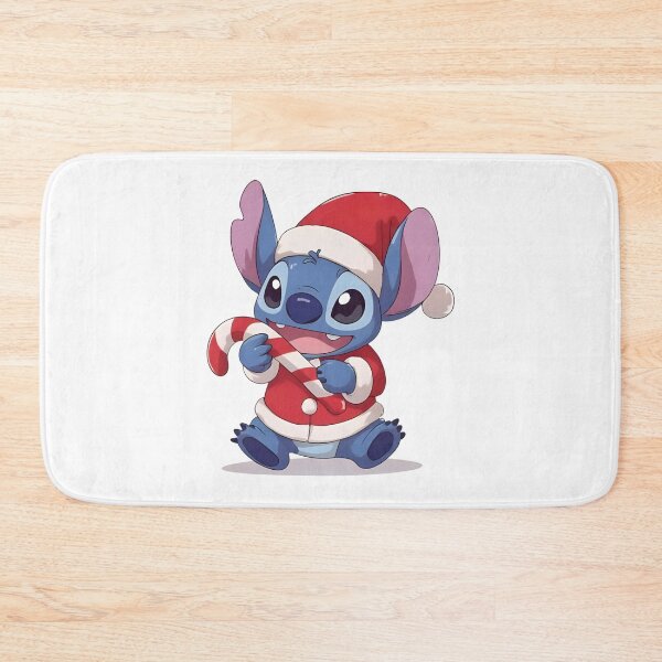 Item preview, Stitch with Candy Cane – Sweet Christmas Kawaii Stitch designed and sold by Dream Magic Co.