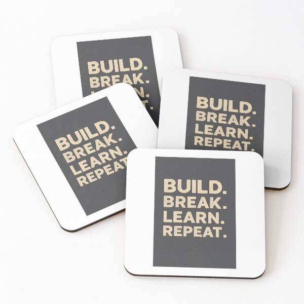 Item preview, Build. Break. Learn. Repeat. – Grit & Growth Poster designed and sold by Golub11211.