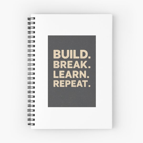 Item preview, Build. Break. Learn. Repeat. – Grit & Growth Poster designed and sold by Golub11211.