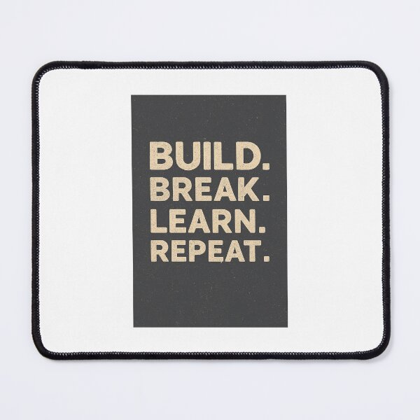 Item preview, Build. Break. Learn. Repeat. – Grit & Growth Poster designed and sold by Golub11211.
