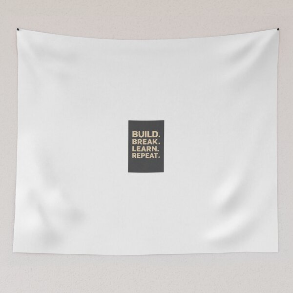 Item preview, Build. Break. Learn. Repeat. – Grit & Growth Poster designed and sold by Golub11211.