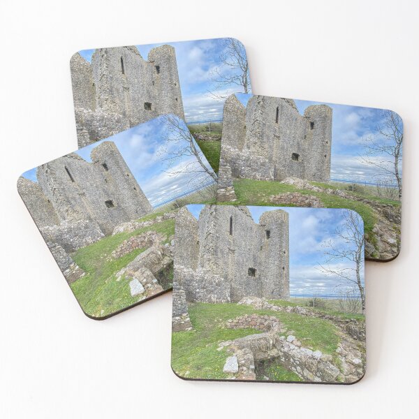 Item preview, Weathered Stone Castle Ruins Under a Cloudy Sky designed and sold by Greysline.