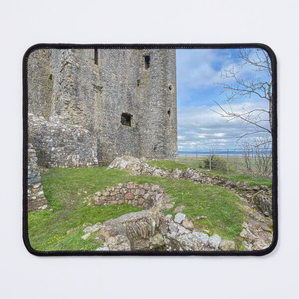 Item preview, Weathered Stone Castle Ruins Under a Cloudy Sky designed and sold by Greysline.