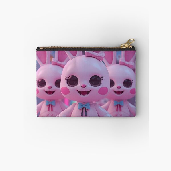 Item preview, Kawaii Pink Bunny Squad – Cute Pastel Toy Art Aesthetic designed and sold by SimplyJasper.