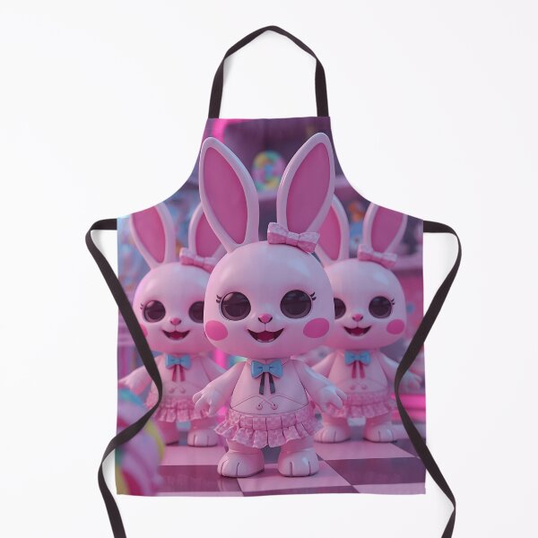 Item preview, Kawaii Pink Bunny Squad – Cute Pastel Toy Art Aesthetic designed and sold by SimplyJasper.