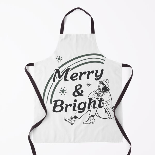 Item preview, Merry & Bright Cozy Aesthetic T-Shirt | Minimalist Winter Holiday Design designed and sold by AMX-Designer.