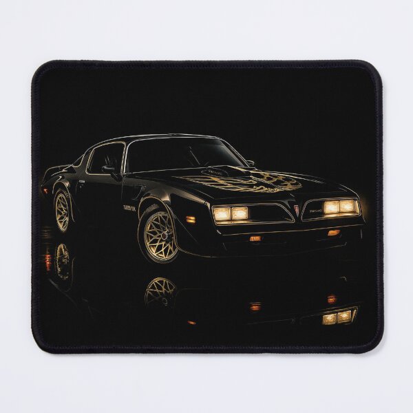 Item preview, 1978 Pontiac Trans Am – Black & Gold Muscle Car Art Print designed and sold by Stinky Lincy's Apparel Company.